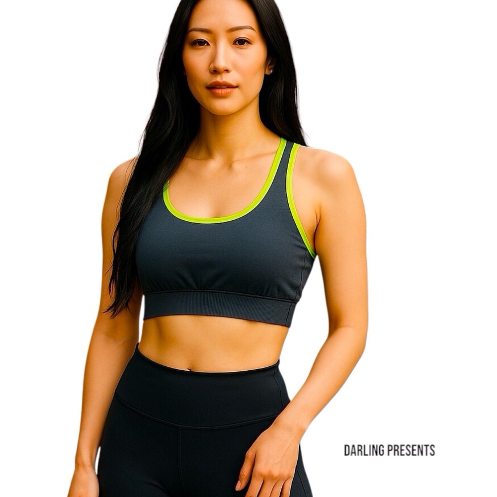 Nikibiki Rock Seamless Sports Bra Women Color Neon Yellow Size S/M